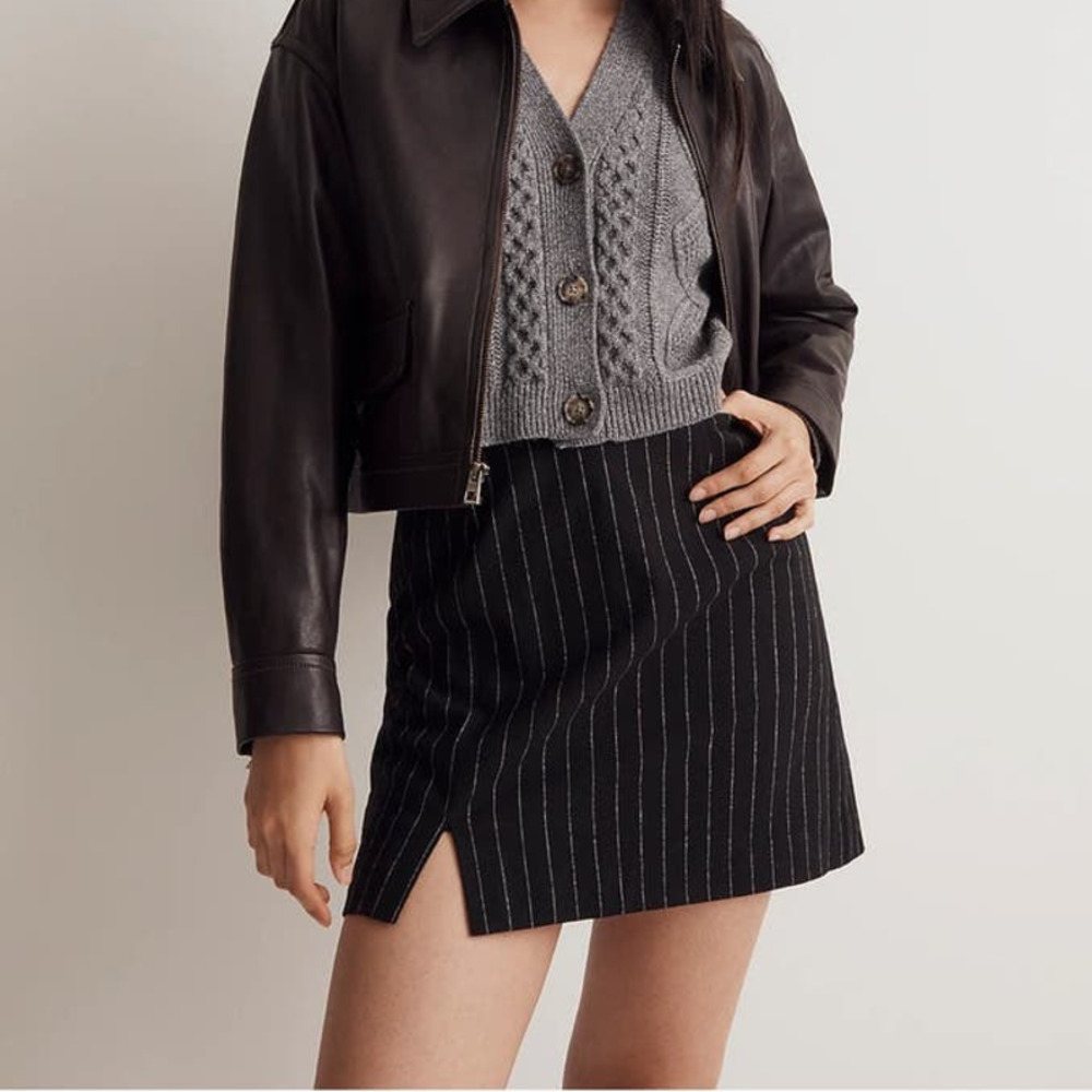 Madewell Wool-Blend Mini Skirt Size 2